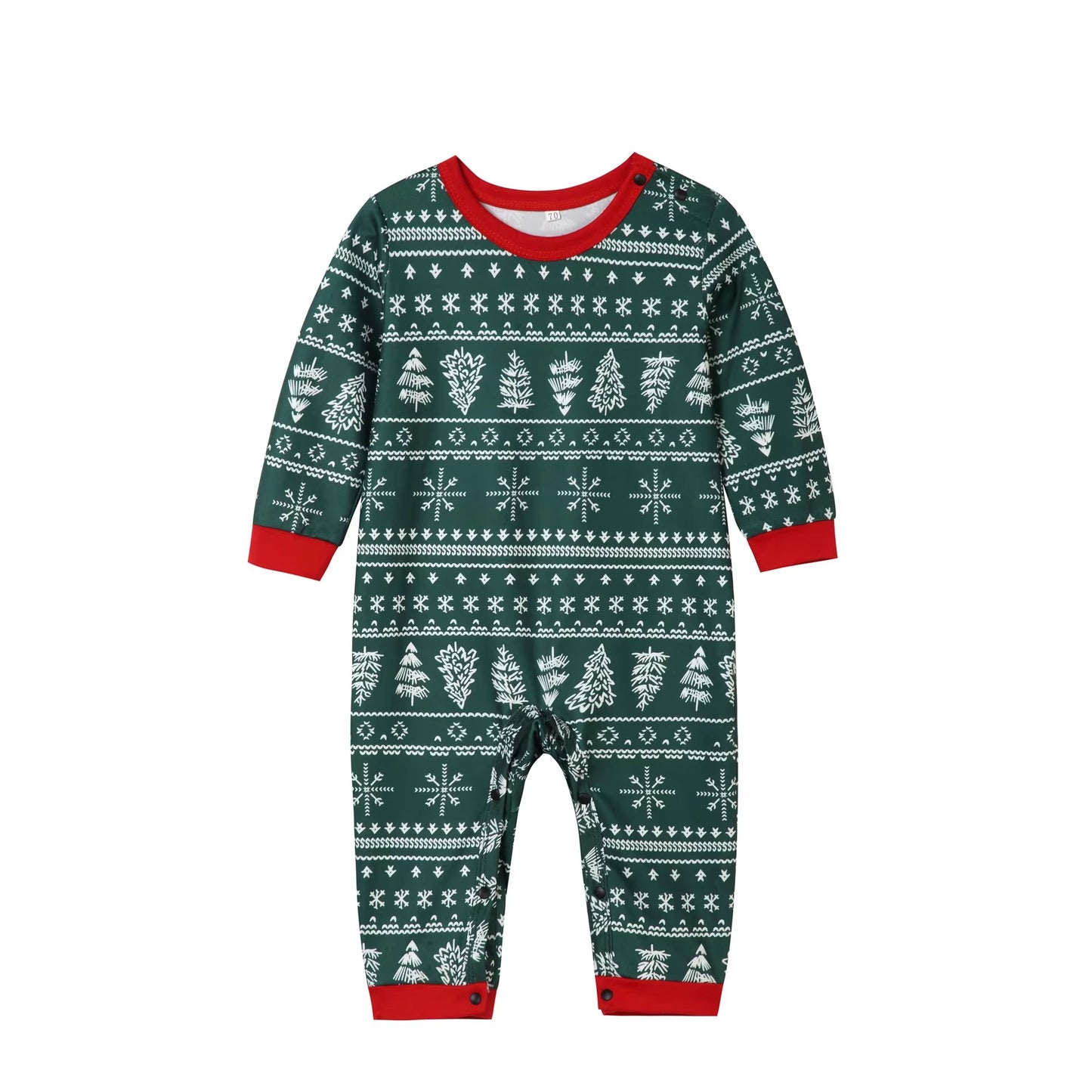 2023 Christmas Family Matching Pajamas Mother Daughter Father Son Family Look Outfit Baby Girl Rompers Sleepwear Pyjamas